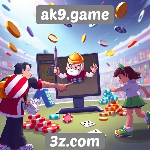 Novas funcionalidades do site de jogos ak9.game