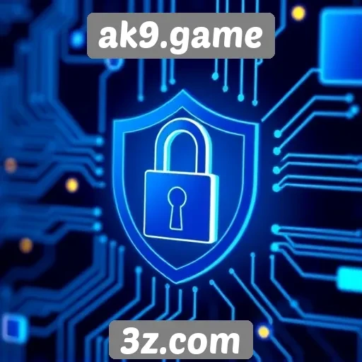 Recursos de segurança no site ak9.game são destacados